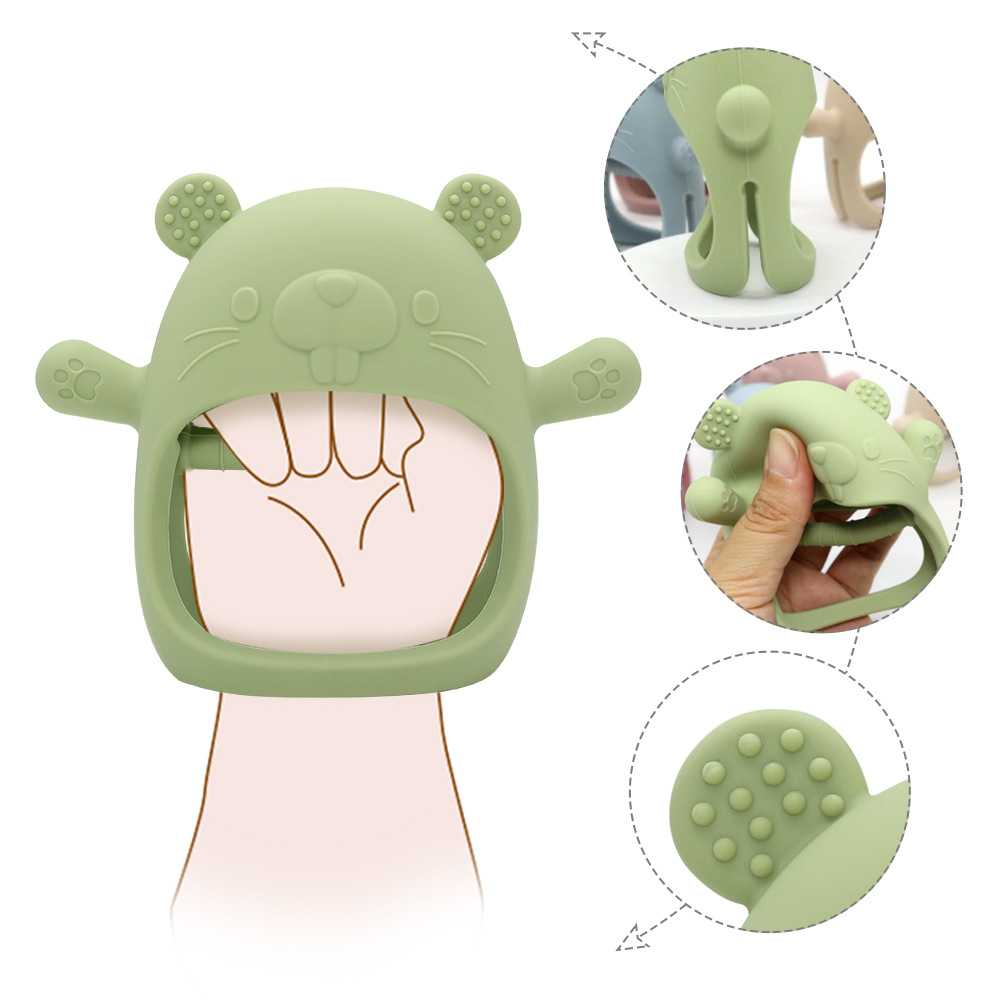 1pc Teether Toys For Baby Brac - Teething Mitten Baby ulasan dan harga