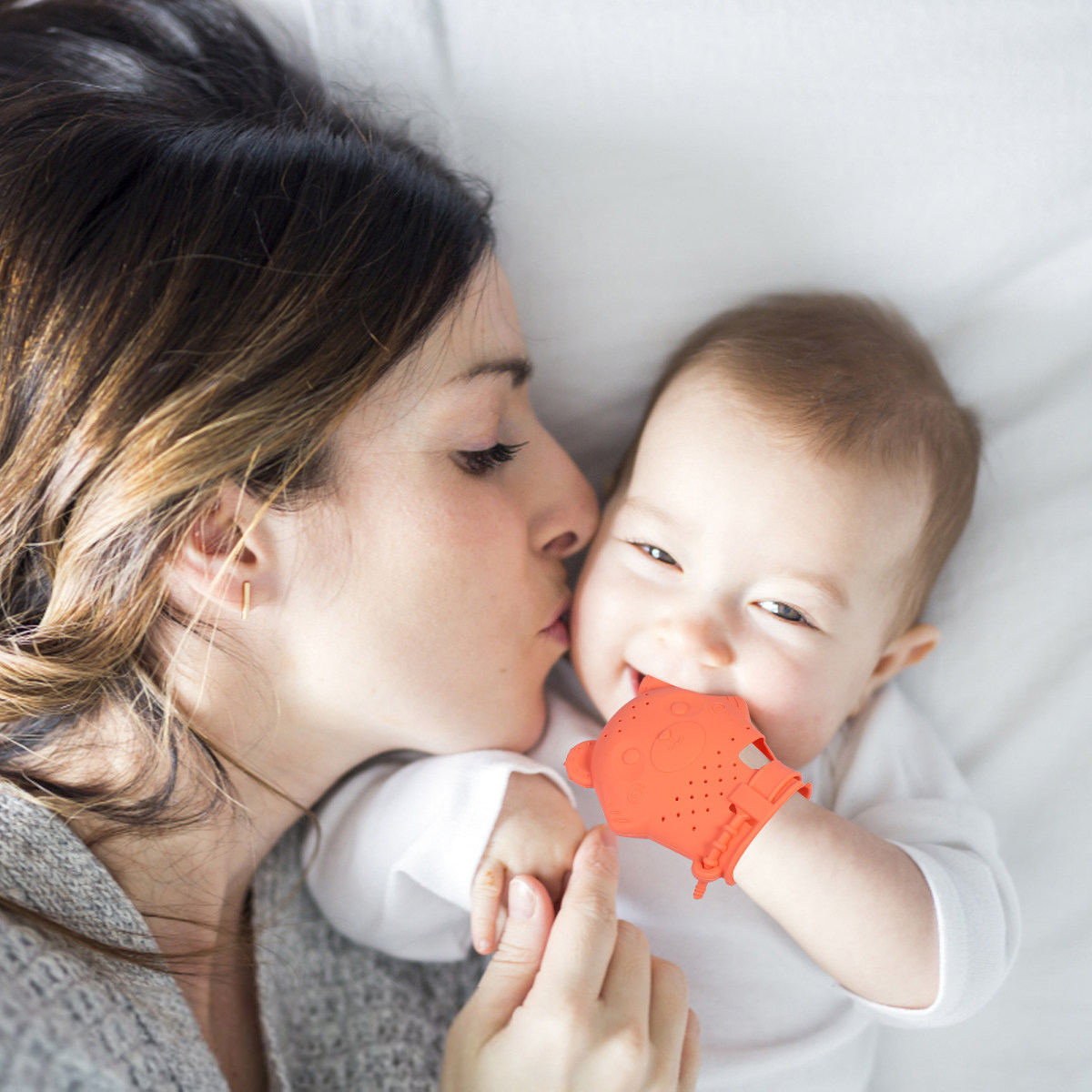 Silicone Baby Teether Glove Mi - Teething Mitten Baby ulasan dan harga