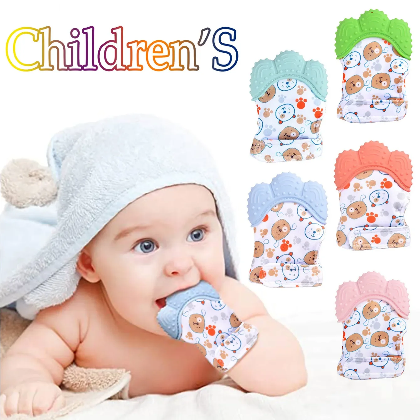 Newborn Teething Silicone Mitt - Teething Mitten Baby ulasan dan harga