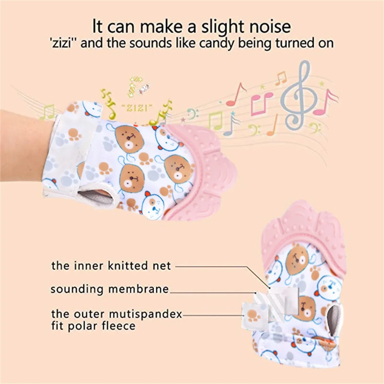 Newborn Teething Silicone Mitt - Teething Mitten Baby ulasan dan harga