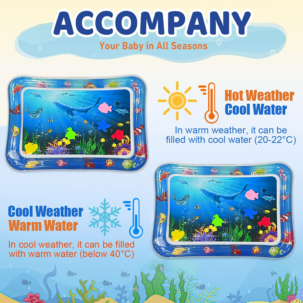 Ocean Animal Pattern Inflatabl - Play Mat ulasan dan harga