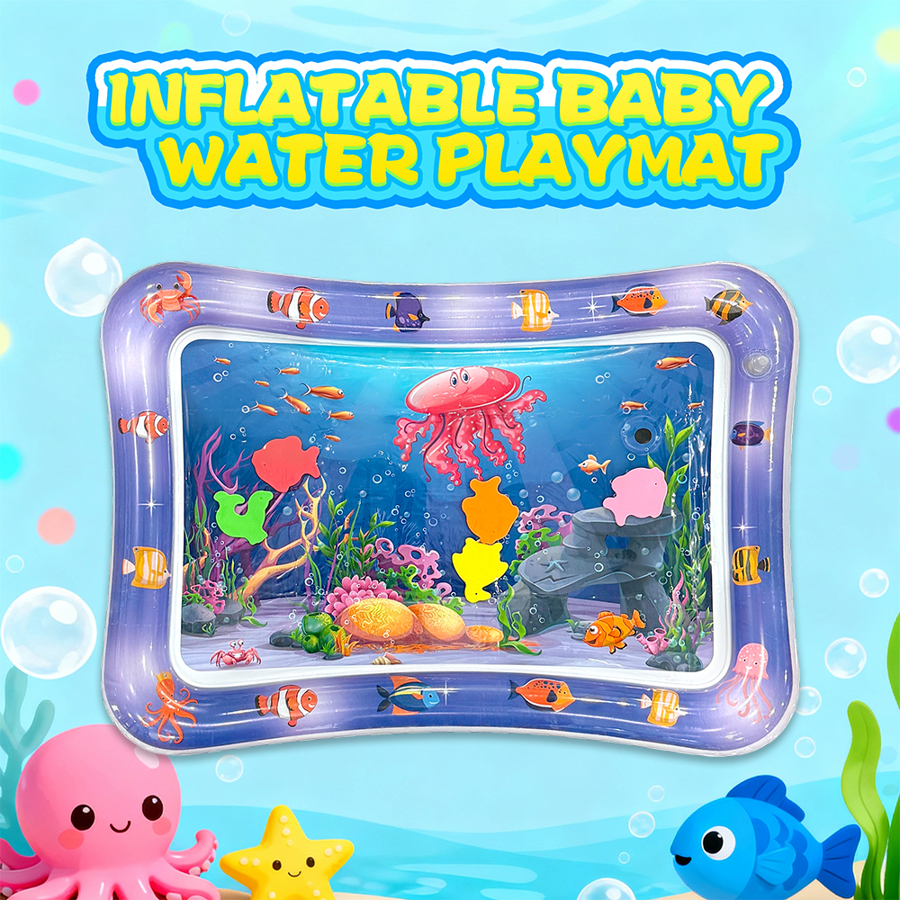 1 Red Octopus Ocean Theme Infl - Play Mat ulasan dan harga