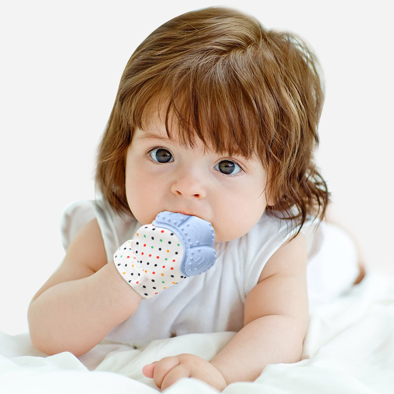 Cartoon Printed Children's Glo - Teething Mitten Baby ulasan dan harga
