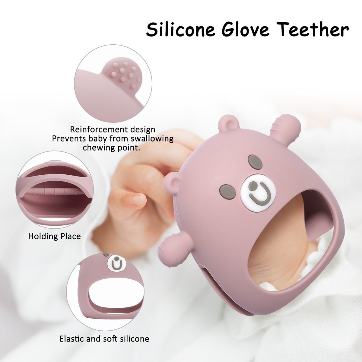 TYRY.HU Baby Teether Gloves Ki - Teething Mitten Baby ulasan dan harga